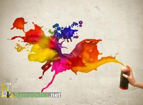 учимся красить краской из баллончика
