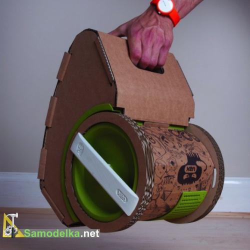 Пылесос из картона - легкий Пылесос из картона - дешевый