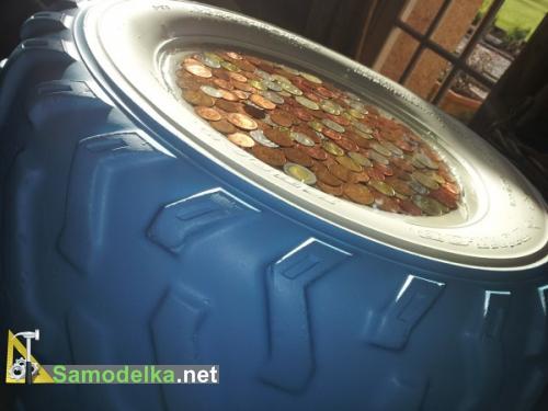 игровой пифик для детей из покрышки столик из покрышки