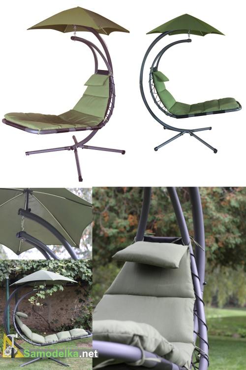 шезлонг качели для дачи