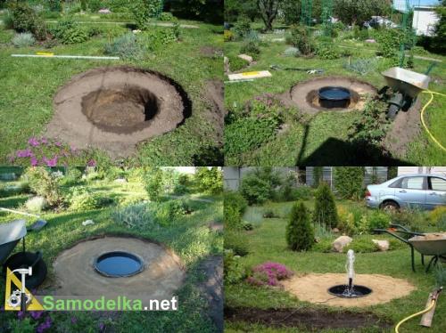 фонтан на даче своими руками фото земляные работы фонтан на даче своими руками фото земляные работы