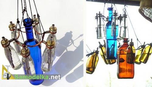 бутылочная люстра