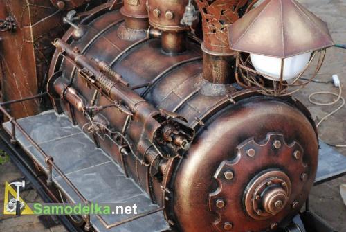 гриль в стиле стимпанк