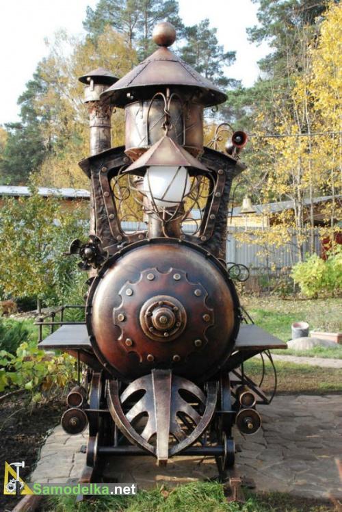 стимпанк самодеьный гриль