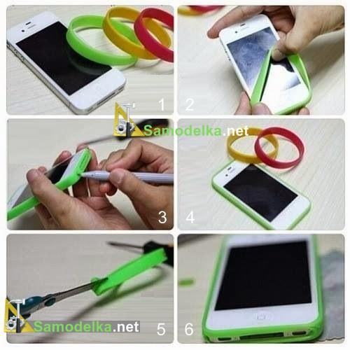 защитный бампер для телефона своими руками