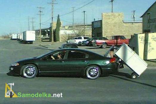 холодильник на прицепе