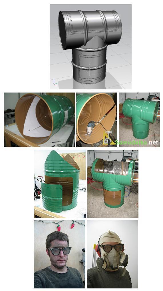 Самодельная коптильня гриль из бочки