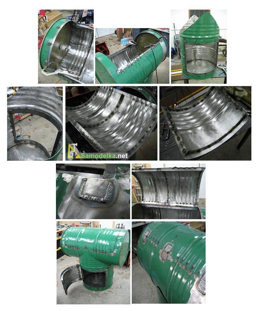 самодельная коптильня или гриль