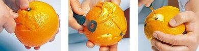 как сделать рожицы из апельсины как сделать рожицы из апельсины