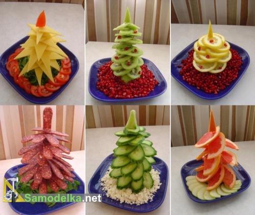 елки из нарезки