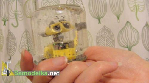 поделки из баночек из под детского питания - колбочки для миниатюр 