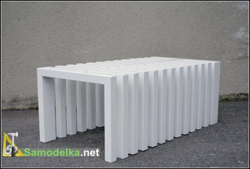 лавочка-парков для велосипеда