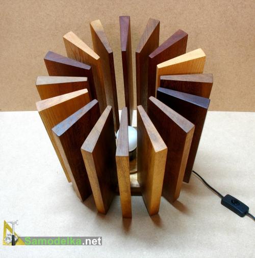 как сделать лампу из дощечек как сделать лампу из дощечек