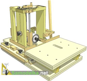 Фрезерный станок по дереву своими руками чертеж