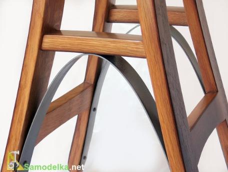 Самодельный стул для бара Эйфелева башня