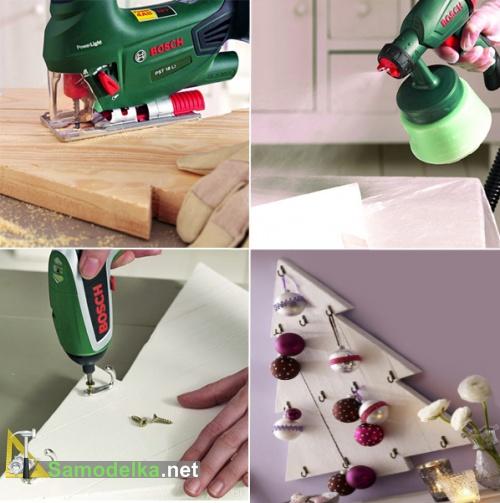 Елка на стену своими руками