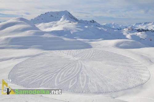 результат - картина на снегу стоит всех усилий результат - картина на снегу стоит всех усилий
