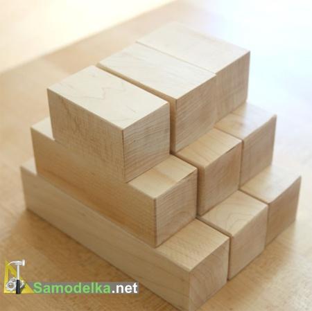 заготовки деревянных кубиков своими руками