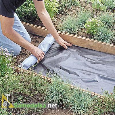 дорожка из плитняка своими руками укладываем геотекстиль