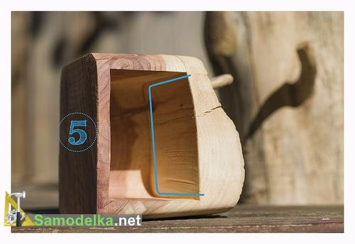 Как сделать шкаф из бревна делаем ящик