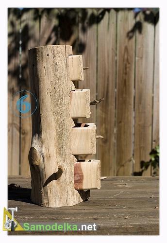 Как сделать шкаф из бревна склеиваем все детали