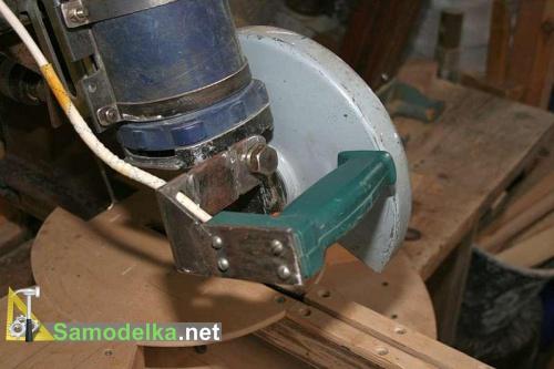 Торцовочная пила с протяжкой - защита диска и плавный пуск Торцовочная пила с протяжкой - защита диска и плавный пуск