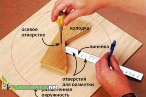как работает самодельный центроискатель