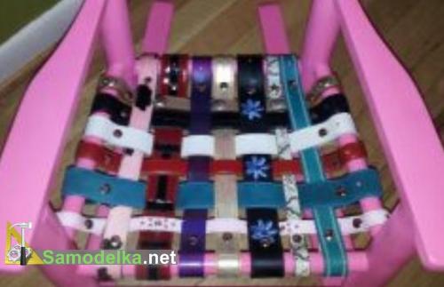 реконструкция старого стула - сидение