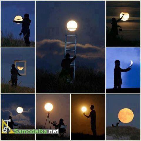 Как сфотографироваться с луной