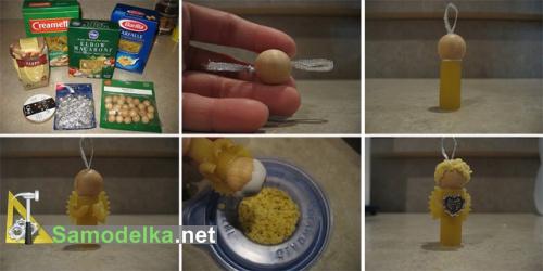 ангелы из макарон второй вариант