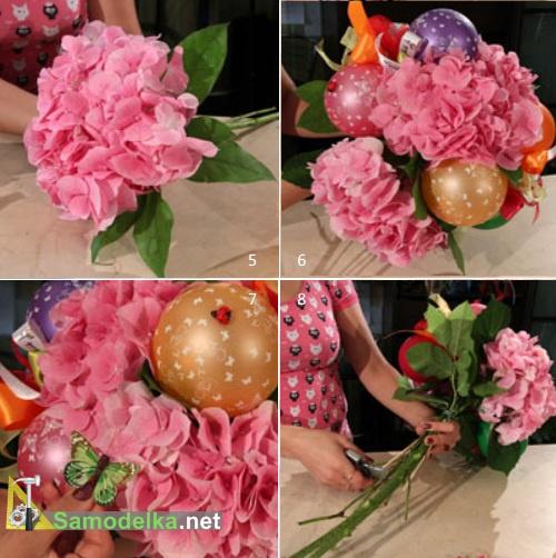 как сделать букет к 1 сентября переходим к цветам