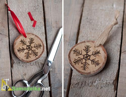 необычные снежинки своими руками завязываем ленту
