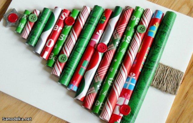 из чего можно сделать новогоднюю елку