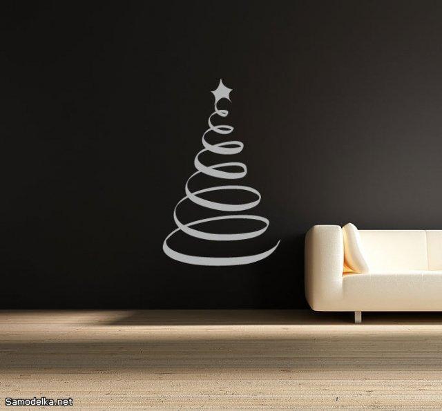 из чего можно сделать новогоднюю елку