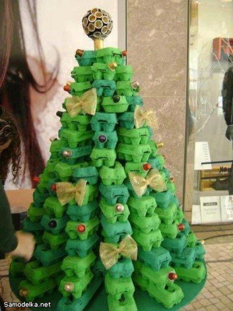 из чего можно сделать новогоднюю елку