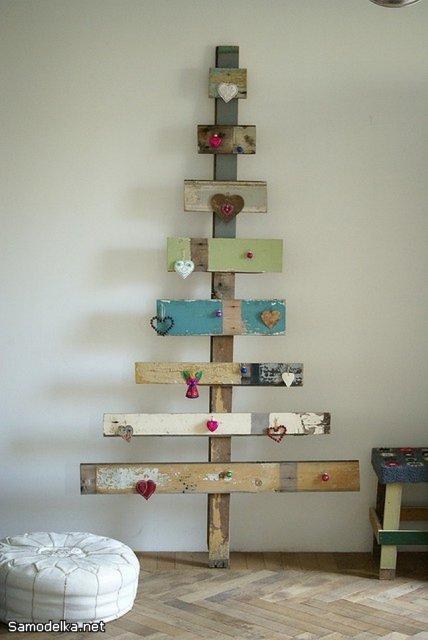 из чего можно сделать новогоднюю елку