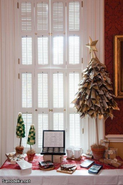 из чего можно сделать новогоднюю елку