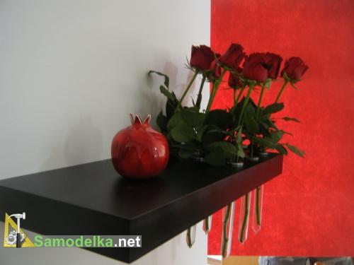 самодельная Полочка-ваза