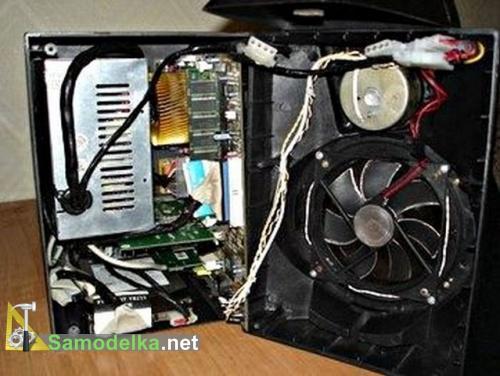 комп в аудиоколонке