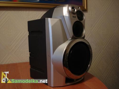 Компьютер в старой акустической колонке