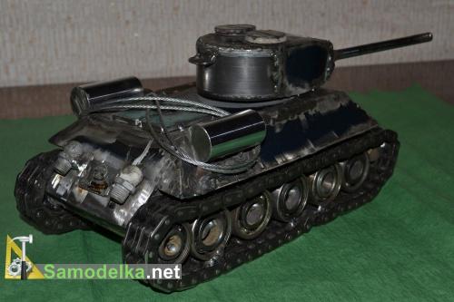 Модель танка из металла своими руками 4