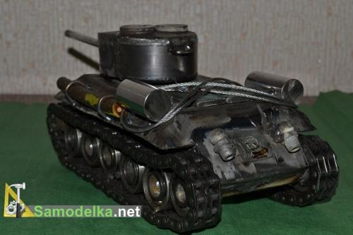 Модель танка из металла своими руками 3
