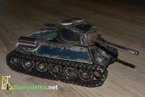 Модель танка из металла своими руками 5