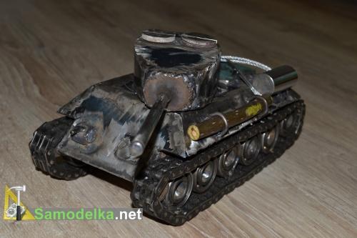 Модель танка из металла своими руками 6