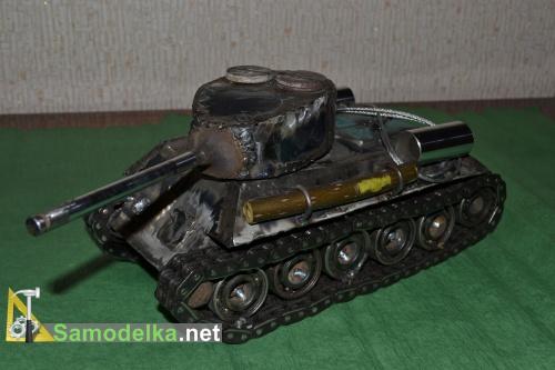 Модель танка из металла своими руками 2