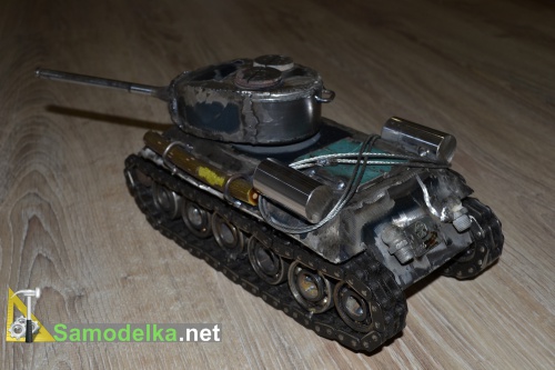 Модель танка из металла своими руками 7