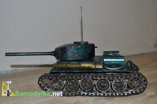 Модель танка из металла своими руками 10