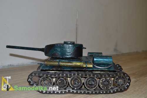 Модель танка из металла своими руками 8