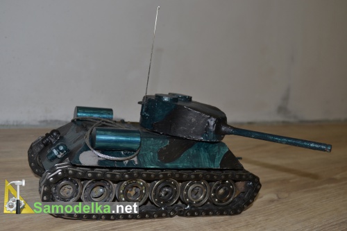 Модель танка из металла своими руками 9