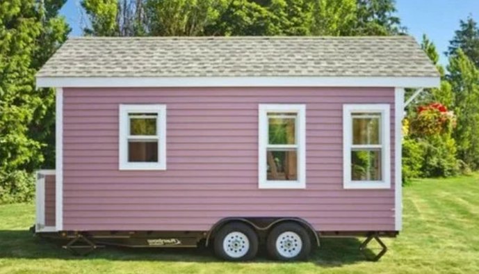 как сделать деревянный самодельный домик на автомобильном прицепе